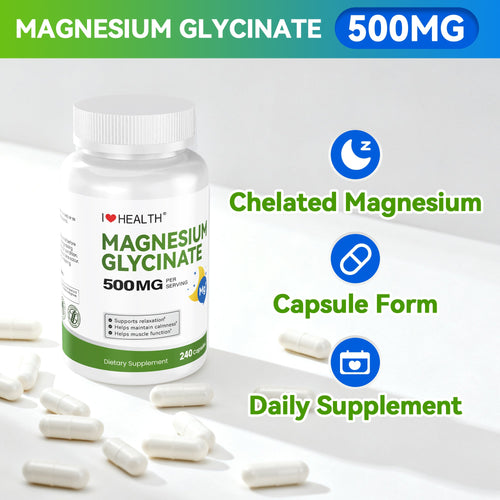 I Love Health Magnesium Glycinate – 240 Capsules