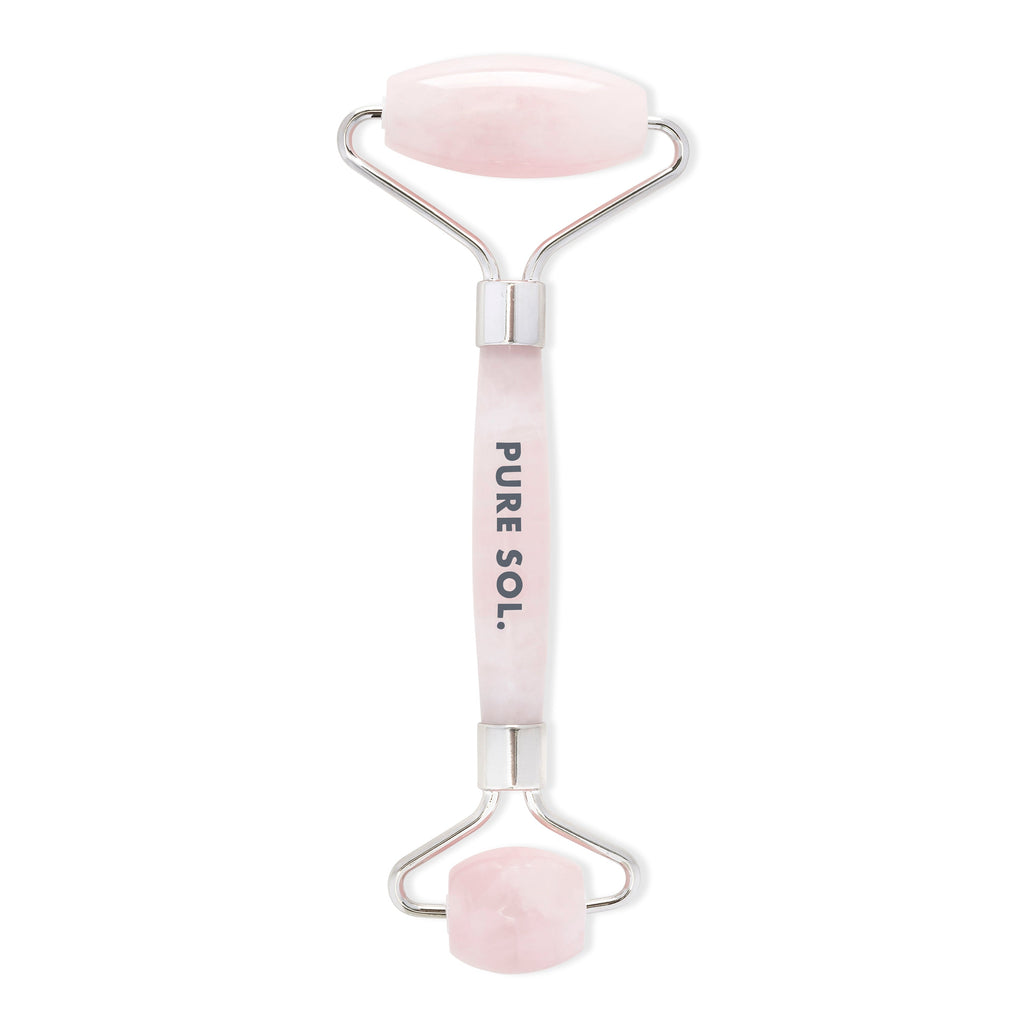 PURE SOL Rose Quartz Facial Roller