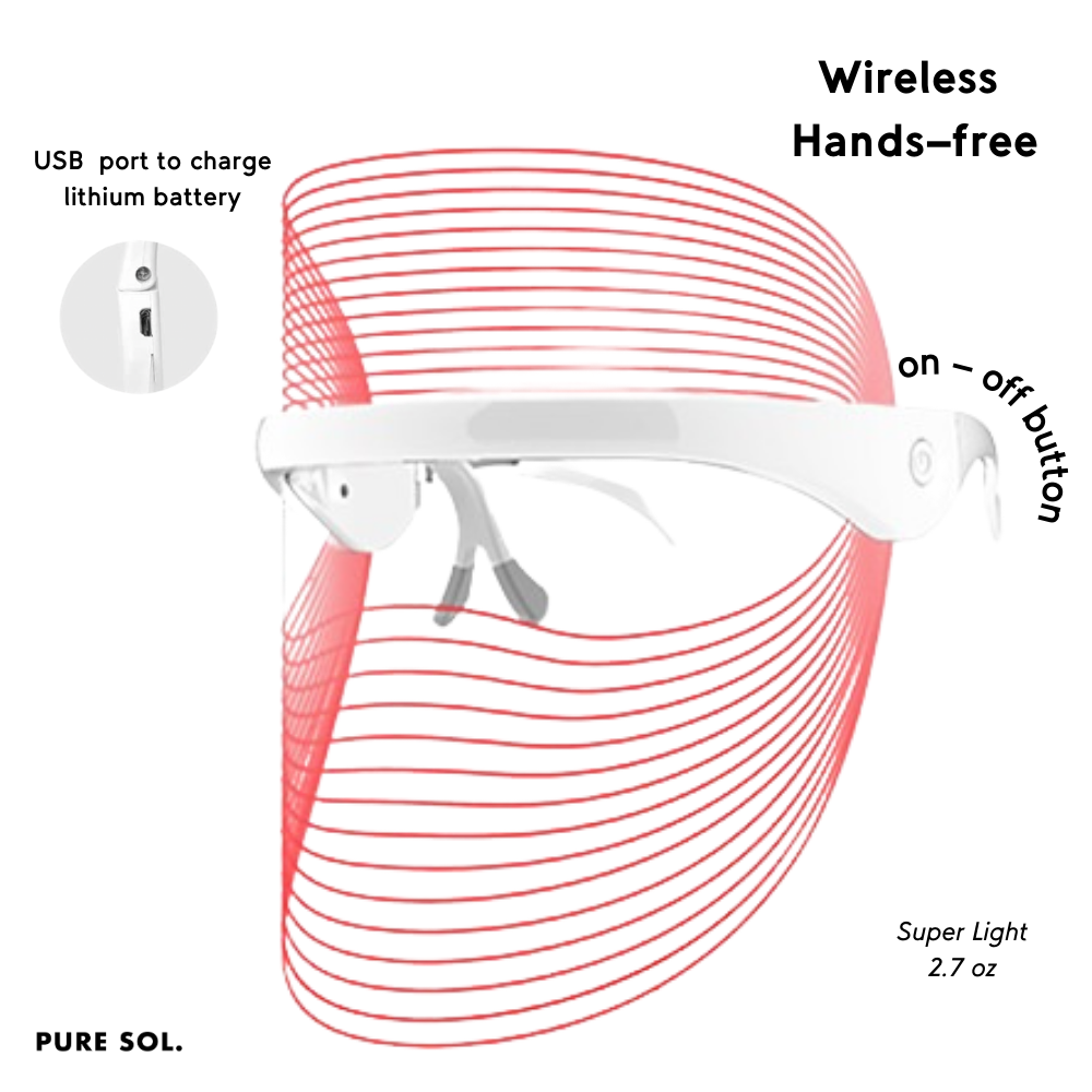 PURE SOL. Beauty LED Light Therapy Skin Mask