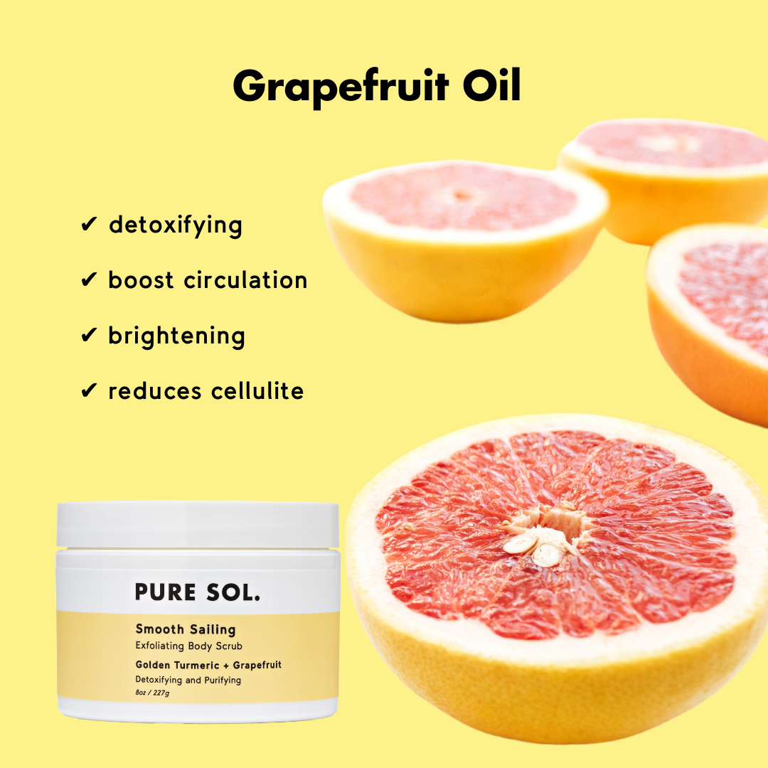 PURE SOL Turmeric & Grapefruit Body Scrub