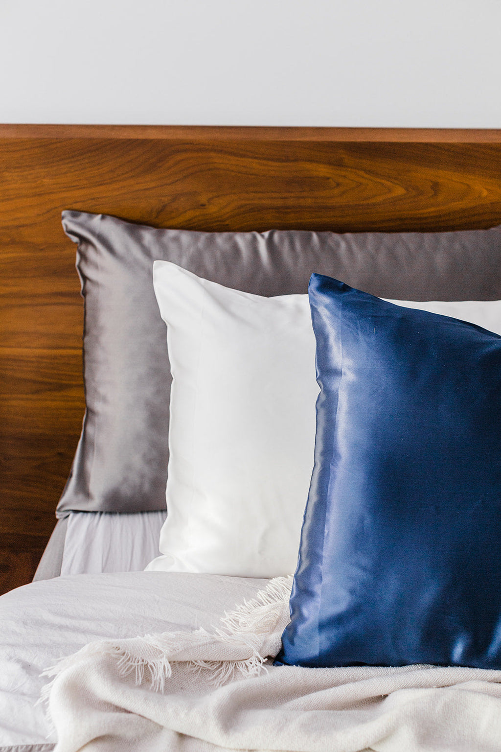 PURE SOL Mulberry Silk Pillowcase – Ivory