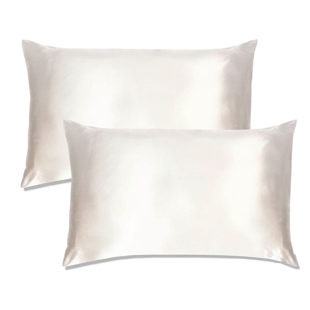 PURE SOL Mulberry Silk Pillowcase – Ivory
