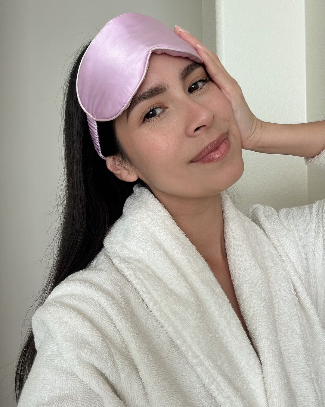PURE SOL Mulberry Silk Sleep Mask – Black Onyx