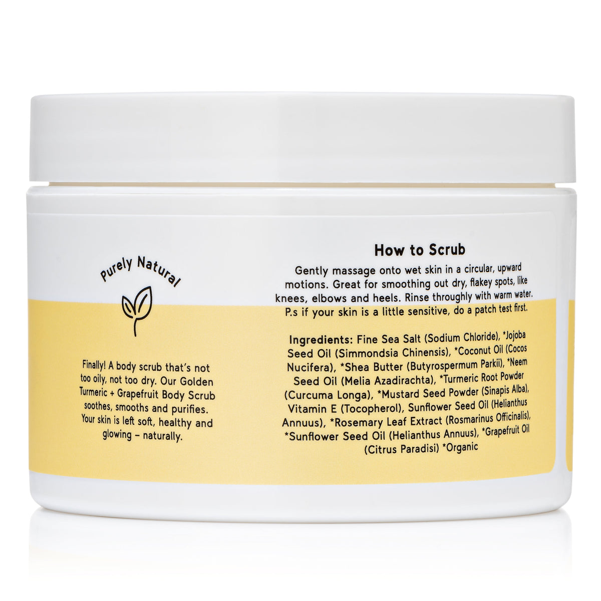 PURE SOL Turmeric & Grapefruit Body Scrub